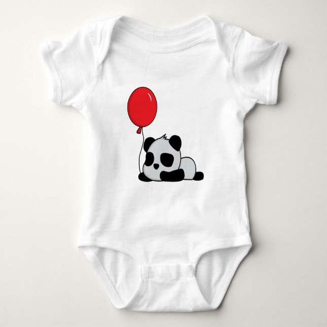 Body Para Bebê Bodysuit de Jersey para Bebê com Desenho de Ilustr (Frente)