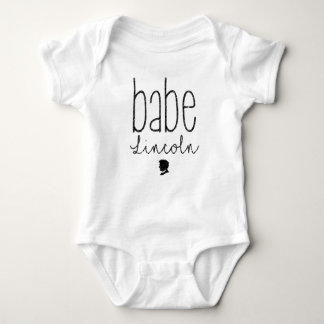 Body Para Bebê Bodysuit de Lincoln Abe Lincoln do borracho