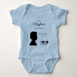Body Para Bebê Bodysuit do bebê de Constance Hopkins Mayflower