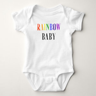Body Para Bebê Bodysuit do bebê do arco-íris
