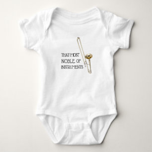 Body Para Bebê Bodysuit do bebê do Trombone