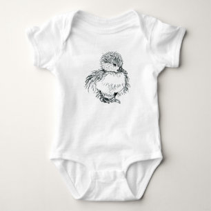 Body Para Bebê Bodysuit do patinho