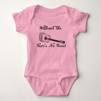 Body Para Bebê Bodysuit do tutu do bebê da guitarra acústica