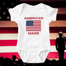 Bodysuit Feito nos EUA – Orgulhosamente Nascido no