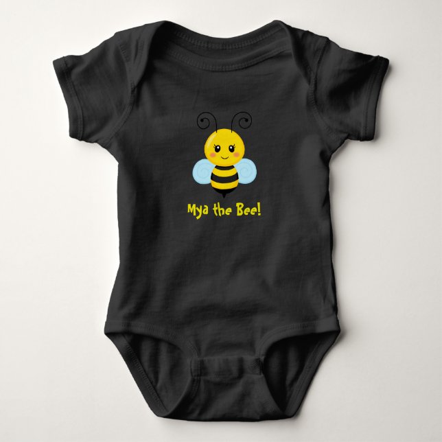 Body Para Bebê Bodysuit feito sob encomenda do jérsei do bebê do (Frente)