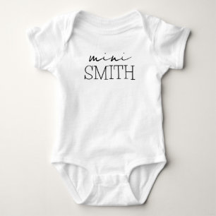 Body Para Bebê Bodysuit Nome do Bebê Menina, Menino, Mini Bodysui