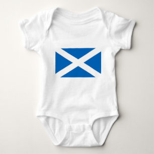 Body Para Bebê Bodysuit patriótico do bebê com bandeira Scotlan