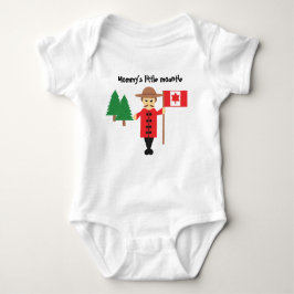 Body Para Bebê Bodysuit pequeno do bebê do Mountie | da mamã