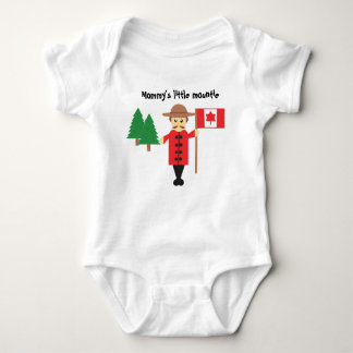 Body Para Bebê Bodysuit pequeno do bebê do Mountie | da mamã