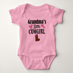 Body Para Bebê Bodysuit PEQUENO do tutu da VAQUEIRA da AVÓ