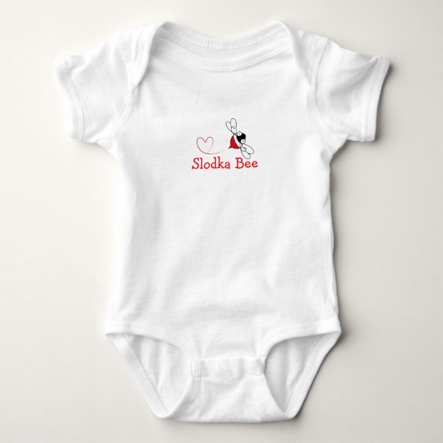 Body Para Bebê Bodysuit Słodka Bee Baby (Frente)