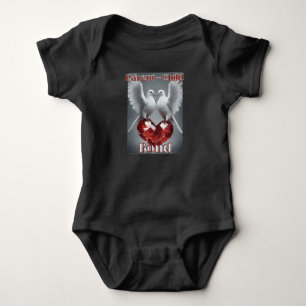 Body Para Bebê Bodysuite Bond-Filho-Pai.