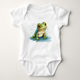 Body Para Bebê Bodysuits de bebê macaco engraçado não, sapo
