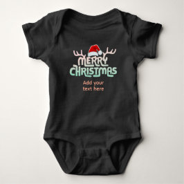 Body Para Bebê Bodysuits Personalizados de Natal para Bebês e Cri