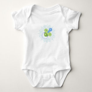 Body Para Bebê Bodytraje Pacificador Radiante.