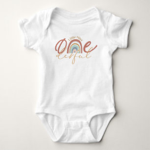 Body Para Bebê Boho Arco-íris - Pequena Senhorita Onederful
