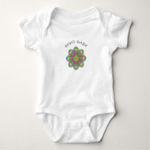 Boho Baby Flower Mandala Uma Peça Bodô