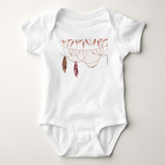 Body Para Bebê Boho Patterned Jersey