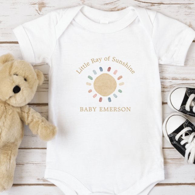 Body Para Bebê Boho Sun (Boho Sun Baby Bodysuit
)