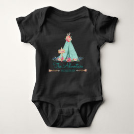 Body Para Bebê Boho Tribal TeePee Adventure inicia bebê