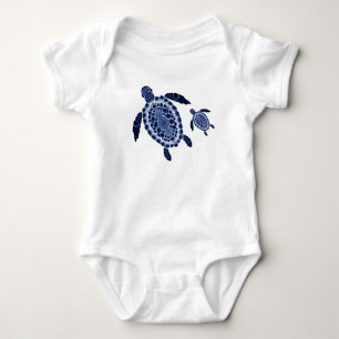 Body Para Bebê Boho Turtles Baby Jersey