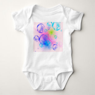 Body Para Bebê BOLHAS - Bolhas Coloridas Para Crianças -