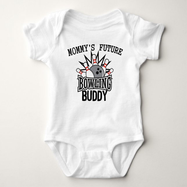 Body Para Bebê Boliche Futura mamãe Buddy (Frente)
