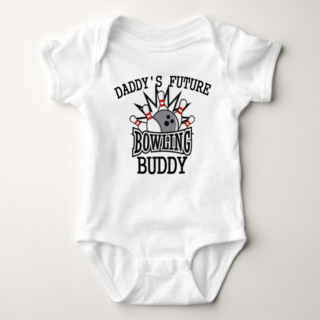Body Para Bebê Boliche Futura Pai Buddy (Frente)