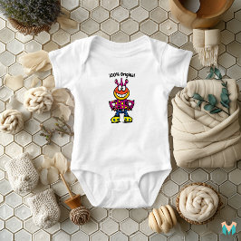 Body Para Bebê Bolinhas Alienígena Toddler