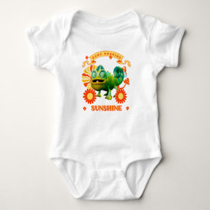 Body Para Bebê Bom dia Sunshine Funny Chameleon