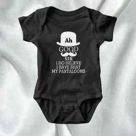 Body Para Bebê Bom Senhor, Eu Acredito Que Quebrei Meus Pantalhõe