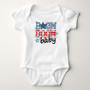 BODY PARA BEBÊ BOMBA AZUL BRANCA VERMELHA PATRIÓTICA BEBÊ