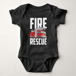 Body Para Bebê Bombeiro Americano Son Nephew