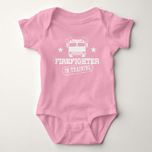 Body Para Bebê Bombeiro Treinando Bebê De Roupa