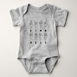 Body Para Bebê Bondade, Língua de Sinais Americana ASL - GraphicL