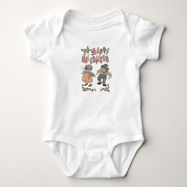 Body Para Bebê Bonecas de Trapo Zumbis 3 Bebê (Frente)