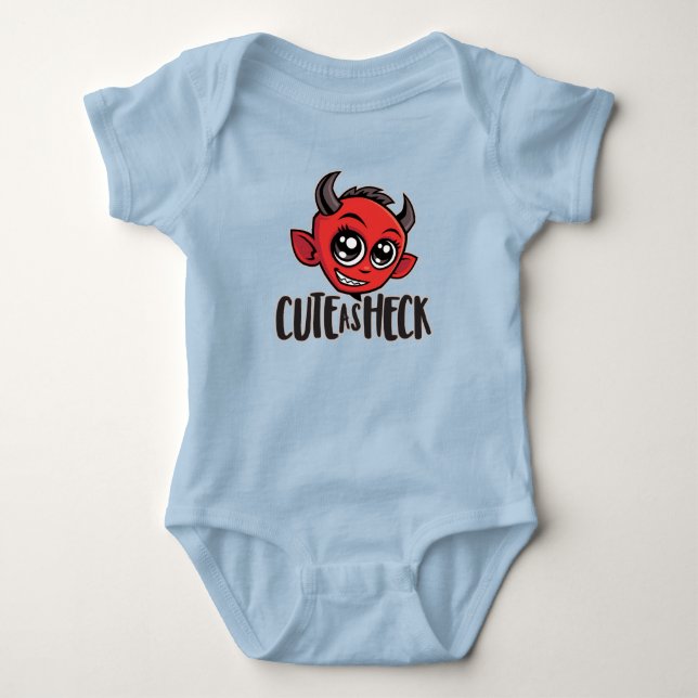 Body Para Bebê Bonita como o diabo (Frente)