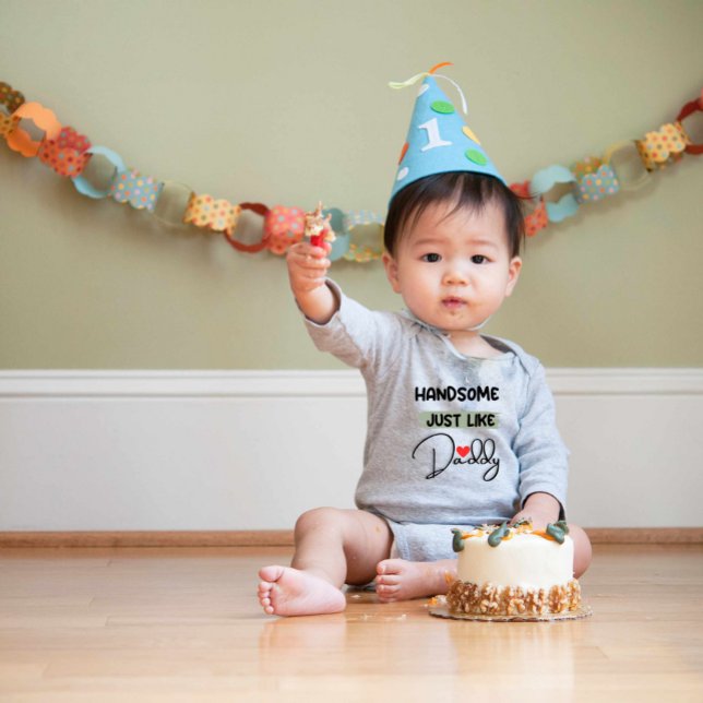 Body Para Bebê Bonitão Igual A Pai De Bebê De Roupa (Criador carregado)