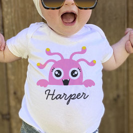 Body Para Bebê Bonitinha Bonita Menina Monstrinha De Bicho De Um 