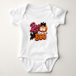 Body Para Bebê Bonito Boo Boo de Halloween