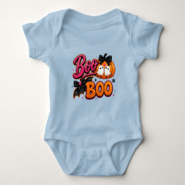 Body Para Bebê Bonito Boo Boo de Halloween