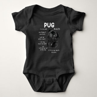 Body Para Bebê Bonito Cachorro Preto Kawaii Presente Para Pet Lov