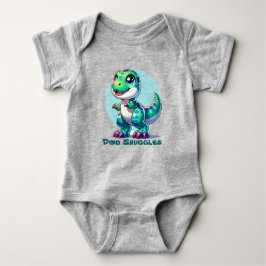 Body Para Bebê Bonito Dinossauro Bebê Bodycase Dino Snuggles