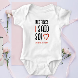 Body Para Bebê Bonito Divertido Como Mãe Filha Preto Vermelho Bra