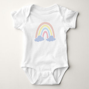 Body Para Bebê Bonito Rainbow Baby Bodyfit