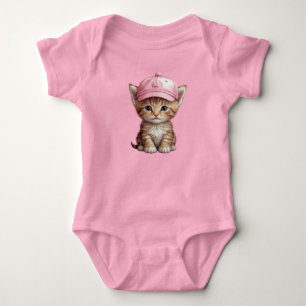Body Para Bebê Bonito Rosa, Uma Roupa De Pedra Para Uma Menina