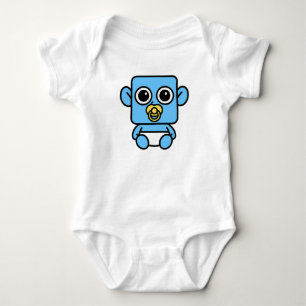 Body Para Bebê Bonito Smilo Baby Bodypretendente com Pacificador 