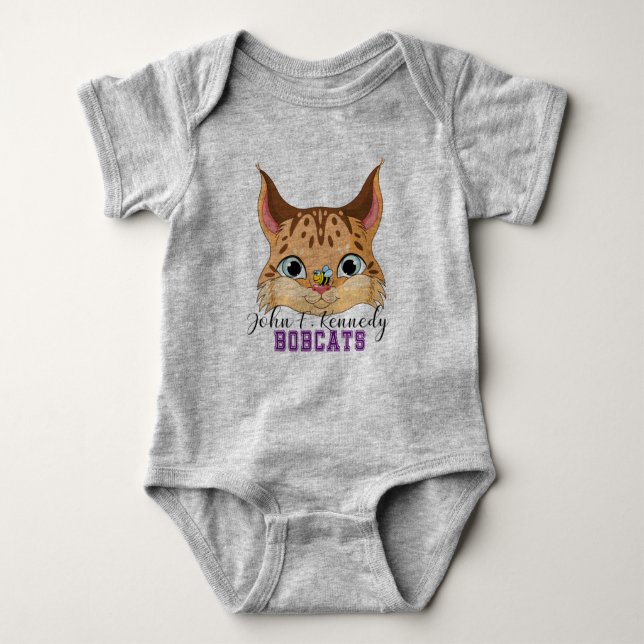 Body Para Bebê Bonitonete Bobcat (Frente)