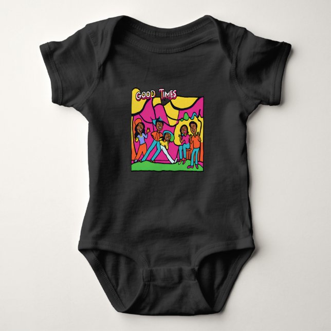 Body Para Bebê Bons tempos (Frente)