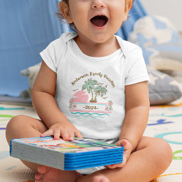 Body Para Bebê Bons Tempos Adiante Férias em Praia da Família Sur